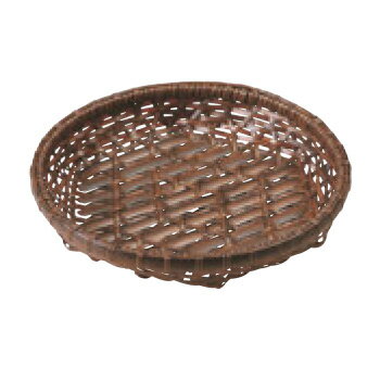 樹脂 オードブル 茶 27号 91-036B【ざる】