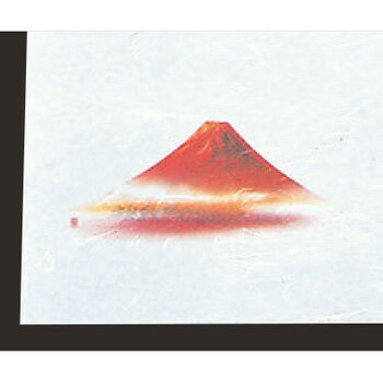 尺三 懐石まっと 抗菌遠赤和紙(100枚入)WS-1 赤富士【敷マット】【懐石料理】