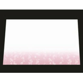 尺三 懐石マット 華かすみ(100枚入)SAK-05 しだれ桜【敷マット】【和紙】