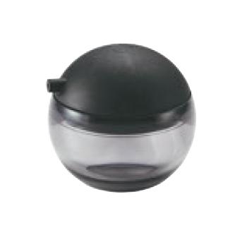 ワンプッシュ液体調味料入れ COCORO(ココロ)PU-4 黒【調味料入れ】