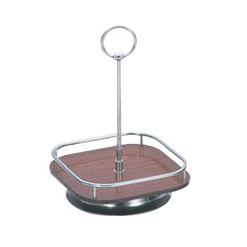 木目 角 回転カスタースタンド【調味料入れ】