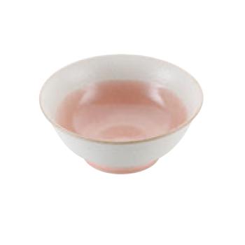ラーメン 釉彩ピンク 高台丼 6.5寸【ラーメン鉢】【ラーメン丼】