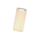 【メール便配送可能】シンビ 木製 会計クリップ AC-5N 白木 100×225【バインダー】【伝票ホルダー】