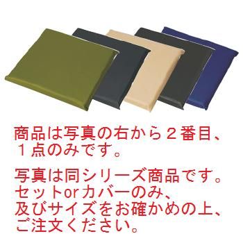 商品は写真の右から2番目、1点のみです。　写真は同シリーズ商品です。セットorカバーのみ、及びサイズをお確かめの上、ご注文ください。 ●中身は茶カテキンウレタンです。消臭抗菌作用があります。 【中サイズ】470×470×40mm 【中素材】カテキンウレタン 【カバーサイズ】500×500mm ファスナー加工 【カバー材質】PVCレザー100% 店舗用識別コード：7266200