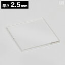 【送料無料】アクリル板 角 100mm×100mm(10cm×10cm)×2.5mm【メール便】【クリア】【透明】【日本製】【角型】【プラスチック】【四角形】【四角】【正方形】【カット】【サインプレート】【アクリルプレート】【ハンドメイド】板 材料 DIY パーツ ディスプレイ プレート