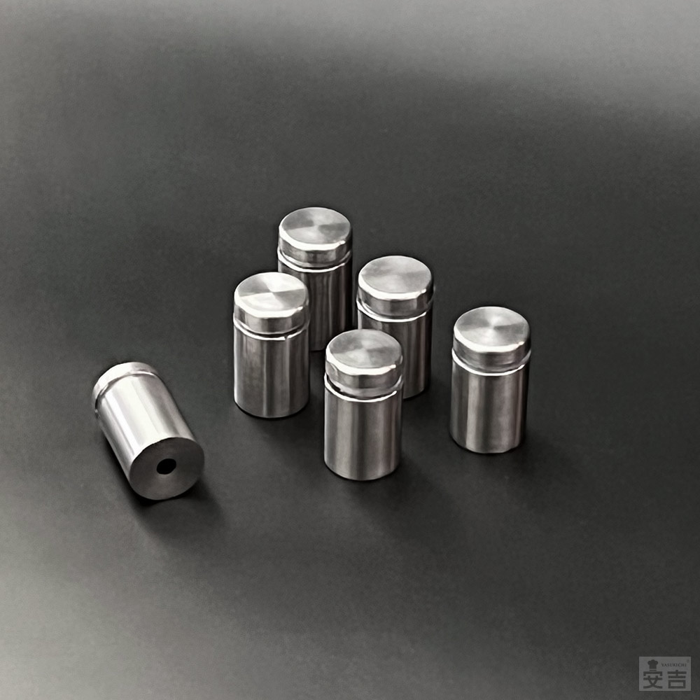 スタンドオフボルト φ19mm×30mm 6個セット【サインナット】【サインボルト】【スタンドオフ】【ガラススタンド】【スペーサー】