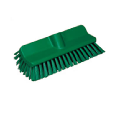 アングルデッキ ブラシ ハードタイプ 7047 (ハンドル別売) グリーン【掃除用品】【清掃用品】【ヴァイカン】【業務用】
