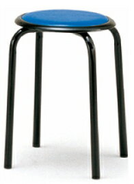 丸イス M-24T ブルー【代引き不可】【レストラン椅子】【店舗用椅子】【イス】【いす】【チェア】【パイプ丸椅子】【パイプ丸イス】【スツール】【椅子】【スタッキング可】【パイプイス】【パイプ椅子】【業務用】