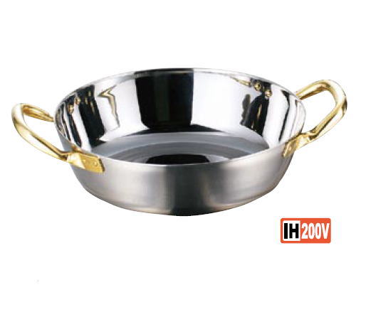 ステンレス揚鍋 39cm【天ぷら鍋 天婦羅鍋 IH対応 電磁調理器対応】【揚げ物】【ステンレス製】【業務用】