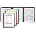 メニューブック ABW-10・6P 茶【お品書き】【メニューカバー】【シンビ】【おしながき】【メニュー表】【献立表】【クリアファイル】【B5】【業務用】