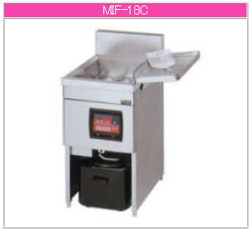 マルゼン IH式 電磁フライヤー MIF-18C【代引き不可】【業務用 フライヤー】【揚げ物】