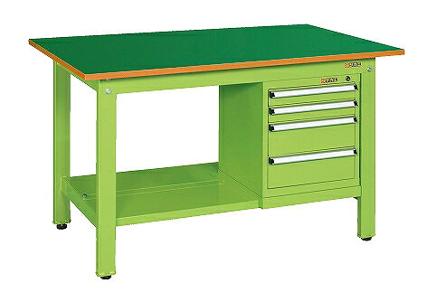 【個人宅配送不可】軽量作業台KKタイプ　スモールキャビネット付 KK-69FSL4【代引き不可】