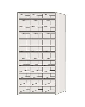 区分棚　フラットタイプ NCA111-312【代引き不可】