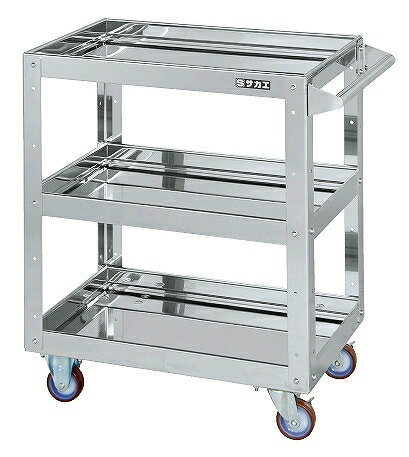 【個人宅配送不可】ステンレスニューCSスーパーワゴン CSWA-607SS【代引き不可】