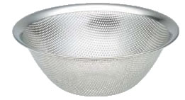柳宗理 18-8パンチング ストレーナー 19cm 31211【ステンレスボール】【業務用ざる】【業務用ボール】【柳宗理】【業務用】