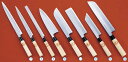 堺孝行 霞研 出刃 21cm 【業務用包丁】【和包丁】【ナイフ】【和食包丁】【業務用】(3)