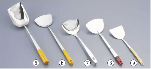 18-0マインコック 中華返し 【へら ヘラ】【中華鍋】【18-0ステンレス】【業務用】