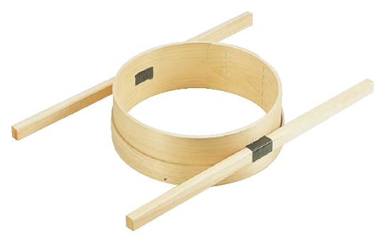 木製外棒式ダシコシ輪 27cm 【だし】【うらごし フルイ】【裏漉し】【笊】【篩】【業務用】