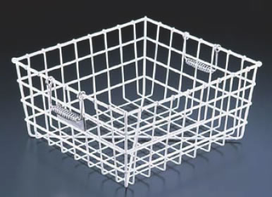 抗菌ナイロンコーティング食器篭 A型 中(A-2)【給食カゴ】【食器カゴ】【ステンレスカゴ】【業務用】