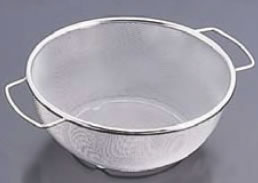 18-8ミネックスざる 手付A型 21cm【水切り】【ザル】【業務用】