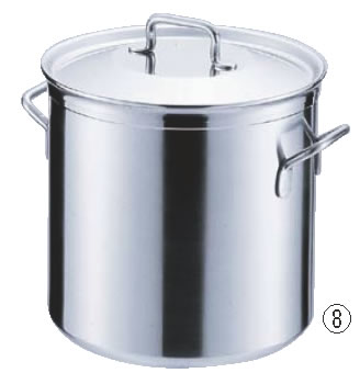N-117 【鍋(パン)】 モリブデン入 24cm 5106751 ステンレス寸胴鍋