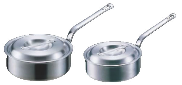 アルミDON片手浅型鍋 24cm【アルミ片手鍋】【業務用鍋】【DON】【業務用】【アカオアルミ】