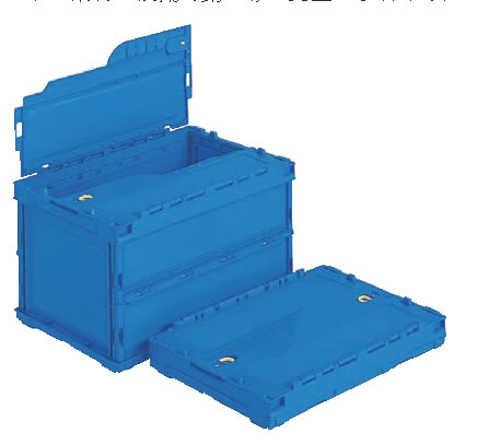 サンコー 折りたたみコンテナー ペタンコ C-40B(蓋付) 【折りたたみコンテナー】【ペタンコシリーズ】【サンコー】【業務用】