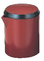 アクリル筒型醤油差し 吟朱黒帯 70010100【調味料入れ】【調味料ストッカー】【醤油ボトル】【業務用】