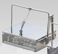 ガラス薬味入れ T-102(2ヶ仕切) (102-015)【調味料入れ】【業務用】