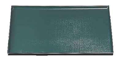 布目盆 グリーン天黒 尺3寸 15020940【お盆】【トレイ】【トレー】【会席盆】【業務用】