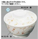 メラミン｢なんてん｣飯椀 蓋 M-353-N【フタ】【蓋】【業務用】