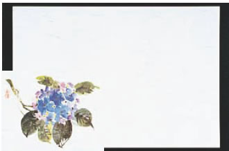 四季紙・千寿(100枚入) あじさい M30-208【敷紙】【会席紙】【会席マット】【業務用】