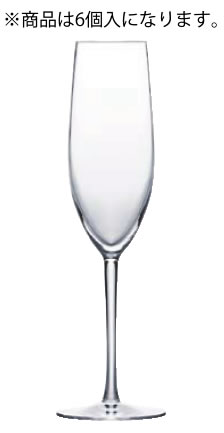 パローネ シャンパン (6個入) RN-10254CS【シャンパングラス】【FINE CRYSTAL】【業務用】