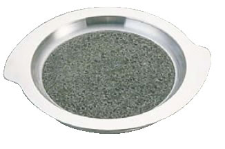 アルミ 枠付長水石焼S型プレート WS-225 【焼肉プレート 石焼プレート】【料理演出用品】【業務用】