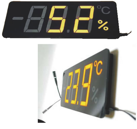 薄型温湿度表示器 メンブレンサーモ TP-300HA【代引き不可】【thermometer】【業務用】
