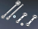 18-8極厚ダブル計量スプーン 5-15スプーン【水マス】【業務用】