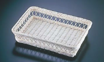 籐角カゴ C 【かご バスケット】【製菓用品 製パン用品】【業務用】