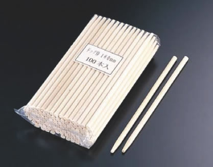 木製 ドック棒(100本束) 180mm【フランクフルト】【業務用】