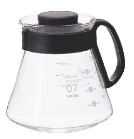 ハリオ V60レンジサーバー XVD-80B 【珈琲サーバー 珈琲用品】【喫茶用品】【コーヒーマシン コーヒー用品】【業務用】