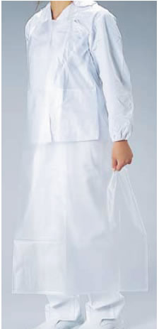 EVA前掛 胸付 6170【エプロン 水回り用】【厨房エプロン】【食品工場】【飲食店用】【業務用】