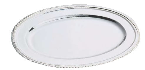 SW18-8菊渕小判皿 9インチ【バイキング ビュッフェ】【バンケットウェア】【皿】【18-8ステンレス】【..