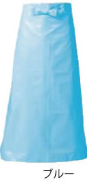 マイティクロス エプロン 腰下タイプ E1002-1 LL ブルー【厨房エプロン】【食品工場】【飲食店用】【業務用】