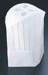 オールタイムシェフハット丸型(10枚入) CH-2300【コック帽】【飲食店用】【業務用】