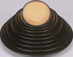 錦盛皿 黒内色紙金箔 尺3寸【丸皿】【料理皿】【和食器】【食器】【料亭に】【盛皿】【皿】【盛り器】【盛器】【M-11-26】