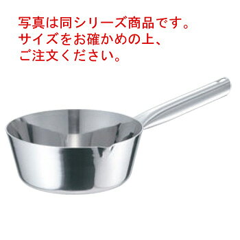 EBM モリブデンジ2 雪平鍋 15cm【雪平鍋】【ステンレス鍋】【モリブデンステンレス製】【業務用鍋】【Ω】【電磁調理器対応】【IH対応】【ステンレス製】【片手鍋】