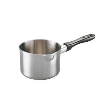 18-10 エクストラ ミルクパン 14cm【片手鍋】【3層鋼】【ステンレス製】【電磁調理器対応】【IH対応】【業務用鍋】【業務用】