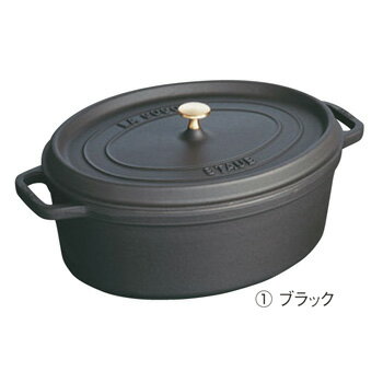 ストウブ ピコ・ココット 楕円 11cm ブラック 40500-111【ココット】【両手鍋】【staub】【ストウブ】【楕円】【IH対応】【オーブン対応】【無水調理】【鋳鉄】【キッチン用品】
