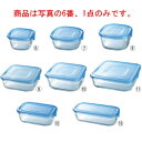 NEWパック&レンジ(アクアブルー)角型 KBT3200-BLN【保存容器】【密閉容器】【ガラス容器】【Iwaki】【イワキ】【電子レンジOK】【フードコンテナ】【厨房用品】【キッチン用品】(3)