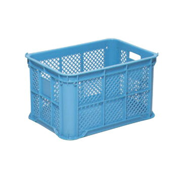 サンコー サンテナー B#50 BL PP製【コンテナー】【メッシュコンテナ】【プラスチックコンテナー】【物流保管用品】【流通】【倉庫作業】【業務用】