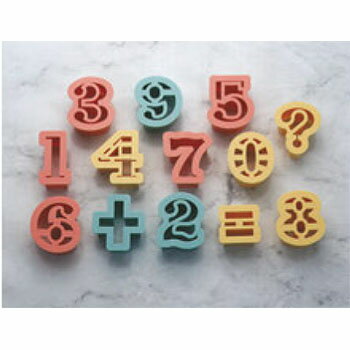PC クッキー抜型 フィガ(数字)13pcs No.1734【業務用】【クッキー型】【抜き型】